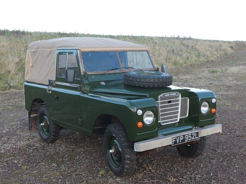 1972 Land Rover Series 3 Soft Top Galvanized Chassis
