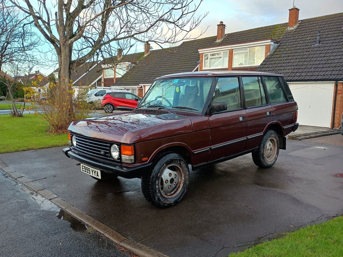 1988 Land Rover Range Rover Dark red Manual, 5 speed Right Hand Drive ...