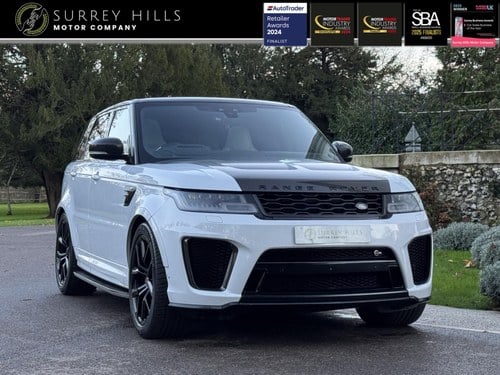 2019 Land Rover Range Rover Sport 5.0 P575 V8 SVR SUV 5dr Petrol SÅLD