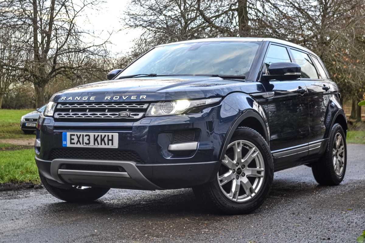 2013 Land Rover Range Rover Evoque Blue Automatic, 6 speed Right Hand ...