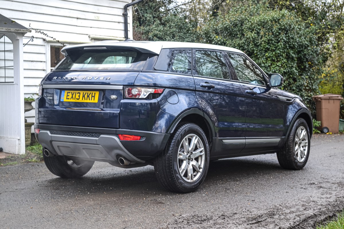 2013 Land Rover Range Rover Evoque Blue Automatic, 6 speed Right Hand ...