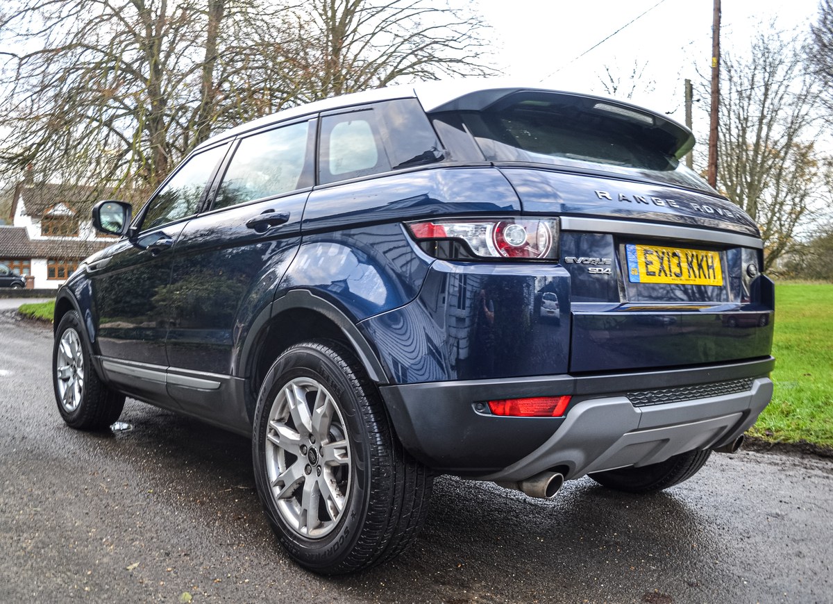 2013 Land Rover Range Rover Evoque Blue Automatic, 6 speed Right Hand ...