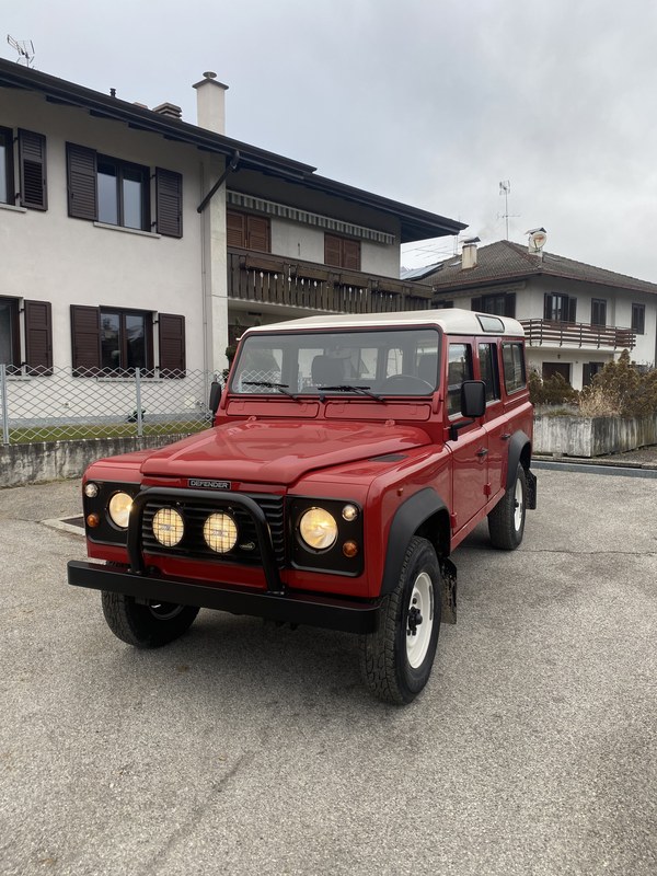1996 Land Rover Defender Red Manual, 5 speed Left Hand Drive in Cles ...