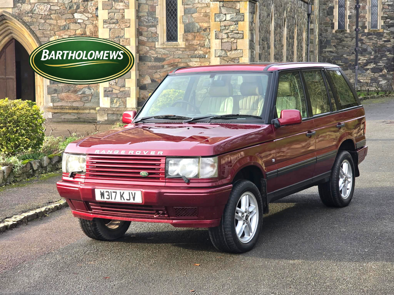 2000 Range Rover P38 Delivery available world wide