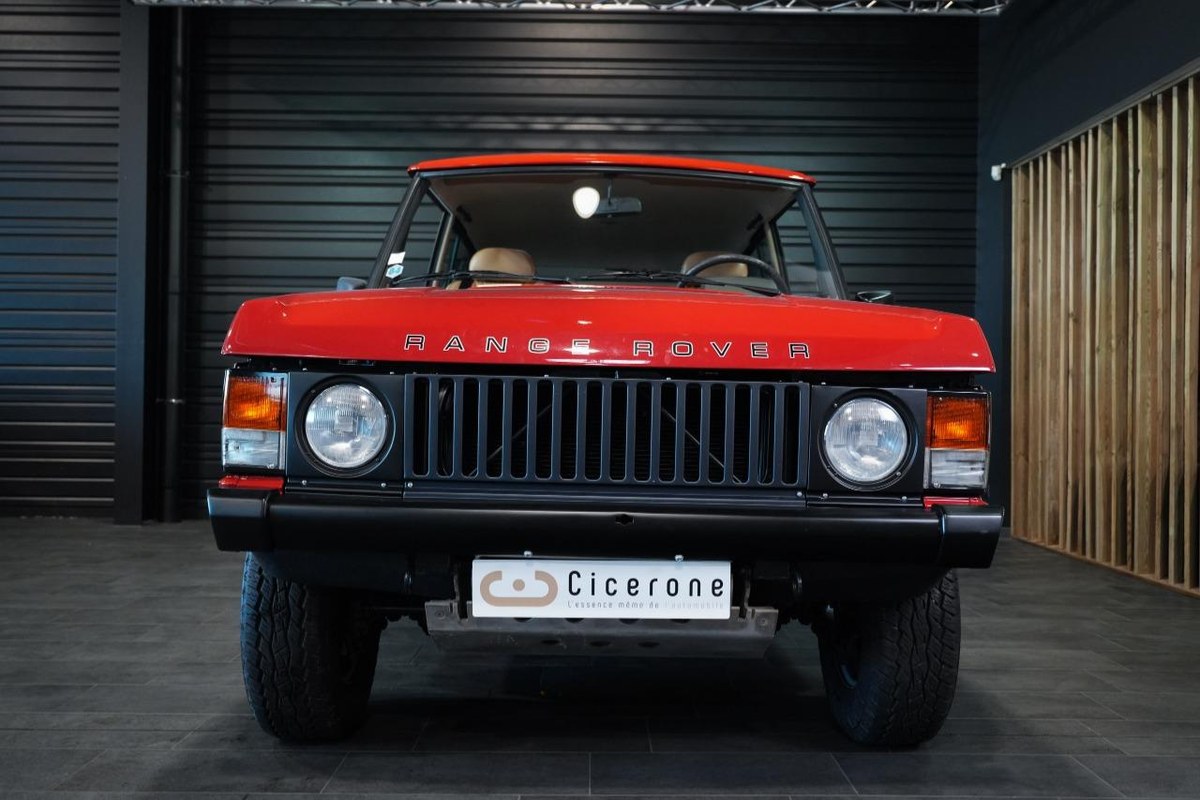1984 Land Rover Range Rover Rojo Manual, Velocidad 5 Volante a la ...