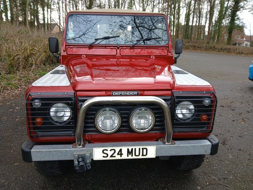 1998 Land Rover Defender L316 90 with galvanised chassis