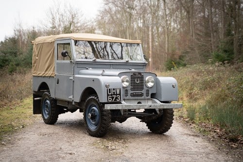 1955 Land Rover Series 1 86" Soft Top Galvanised Chassis VENDU