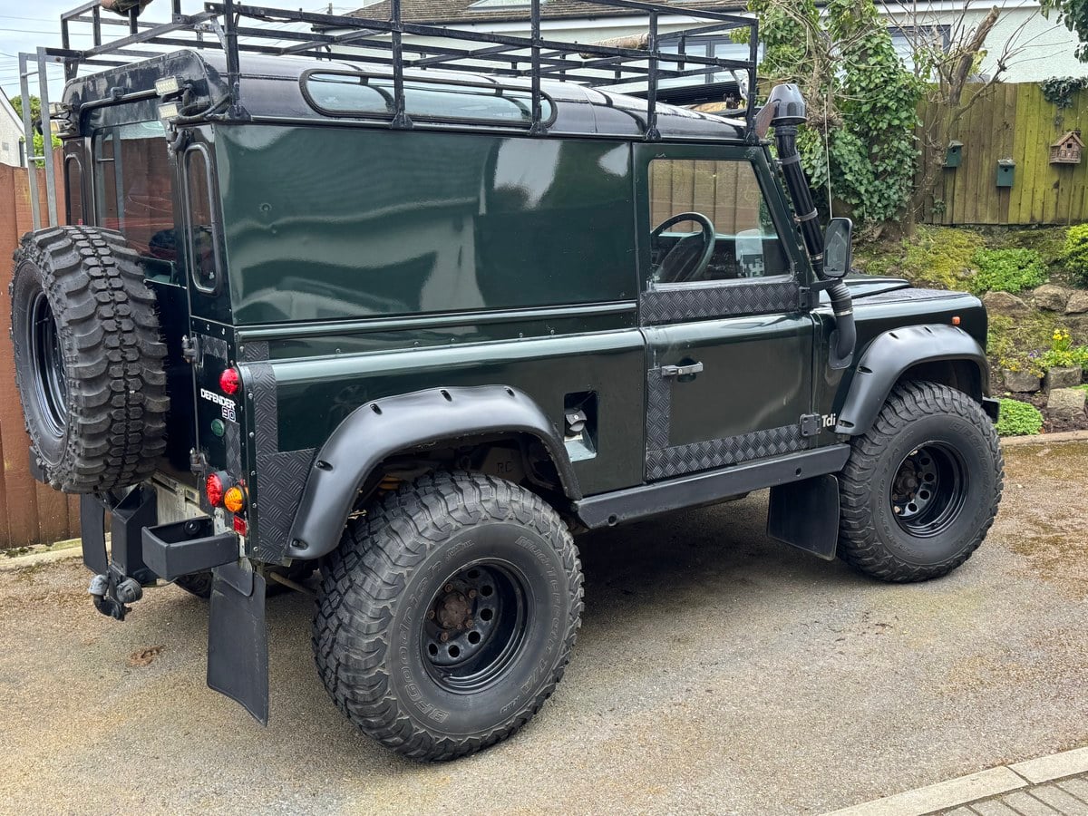 1998 Land Rover Defender Vert Manuel, 5 vitesses Conduite à droite in ...