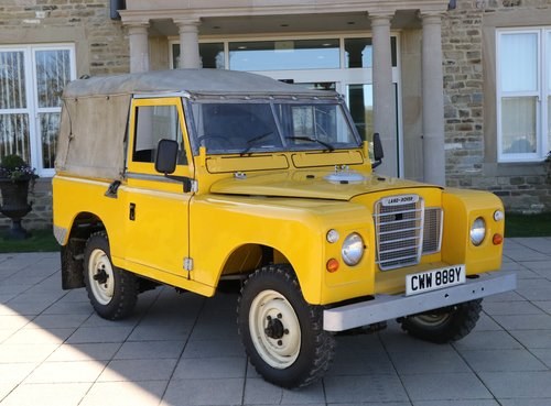 1982 Land Rover Series III 88" For Sale by Auction