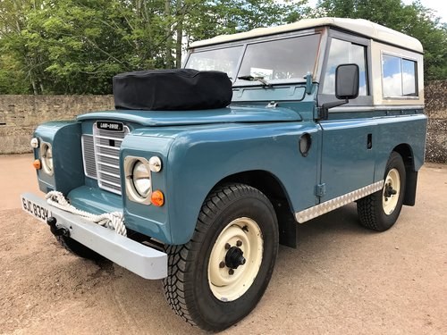 1983 Series 3 88in diesel hardtop+O/D+fwd facing r/seats For Sale