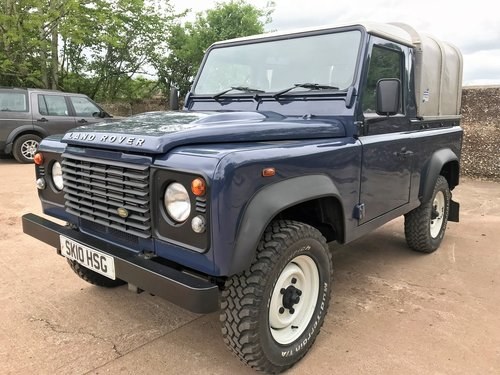 2010 Defender 90 TDCi pickup+top+2 owners For Sale