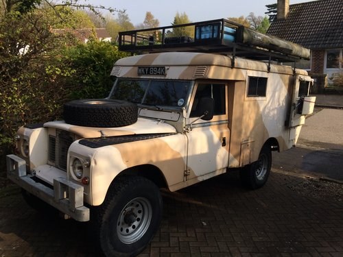 1972 Tax Exempt Series 2a Landrover Ambulance camper SOLD