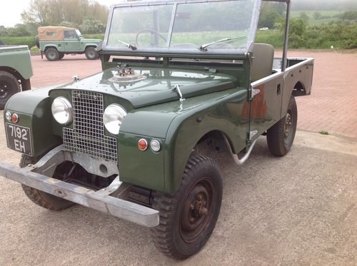 1955 Land Rover Series 1 rebuilt on galvanised chassis & bulkhead For Sale