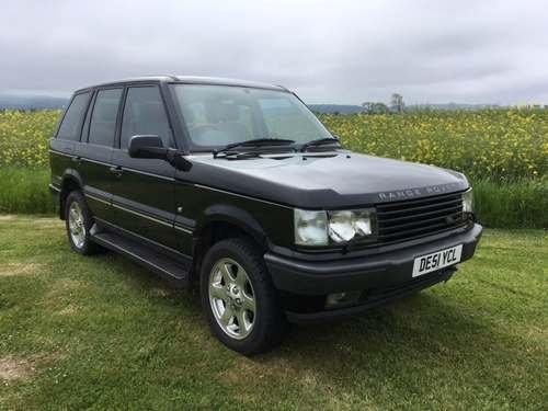 2001 Land Rover Range Rover Vogue at Morris Leslie 18th August For Sale by Auction