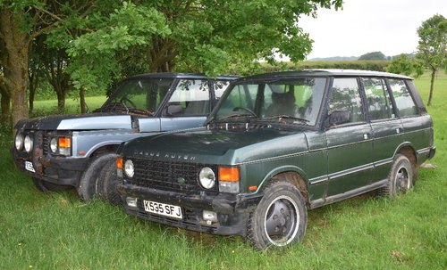 Lot 64 - Two 1992 Range Rover four door project - 17/06/18 For Sale by Auction