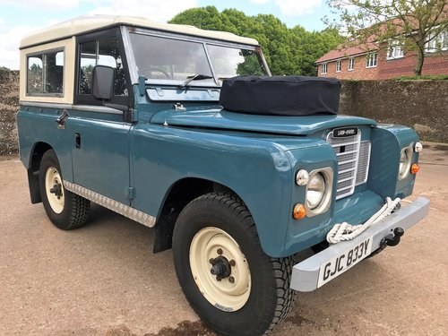 1983 Series 3 88in diesel hardtop+O/D+fwd facing r/seats VENDUTO