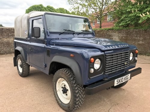 2010 Defender 90 TDCi pickup+top+2 owners SOLD