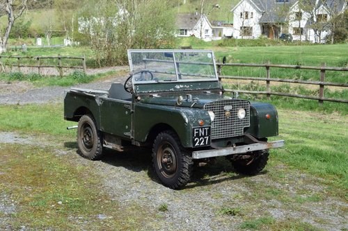 1949 Land Rover Series I 80inch For Sale by Auction