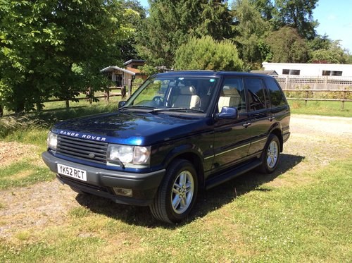 2002 P38 Range Rover 4.6 HSE very low mileage For Sale