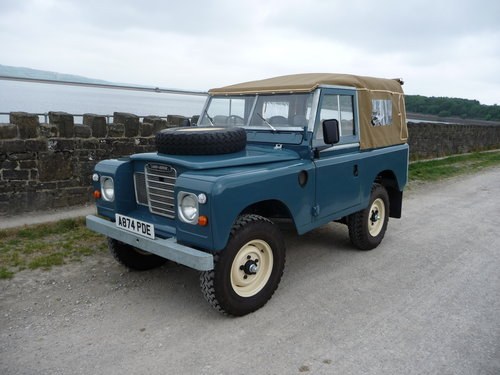 1983 LAND ROVER SERIES 3 – ONE OF THE LAST ! SOLD