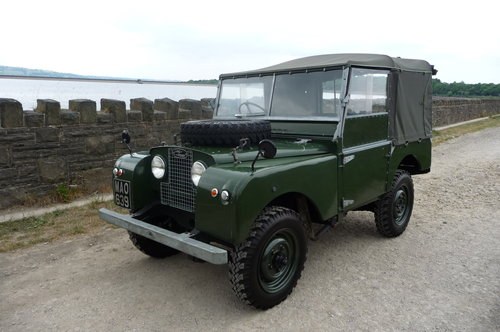 1953 LAND ROVER SERIES 1 – 80&#8243; – 27,000 MILES FROM NEW ! VENDUTO