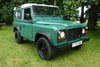 1986 LAND ROVER 90 TDI LONG MOT SEE VIDEO CAN DELIVER VENDUTO