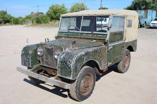 Land Rover Series 1 80" 1953 Project Barn Stored 40+ Years VENDUTO