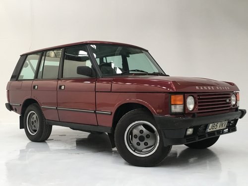 1992 Range Rover Classic 3.9 Vogue EFI - 32000 miles, value SOLD