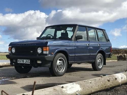 1993 Range Rover Vogue EFI A at Morris Leslie 23rd February  For Sale by Auction