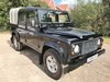 2006 Defender 110 TD5 county double cab in black+original For Sale