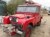 1954 86" Land Rover Series 1 Genuine Fire Tender VENDUTO