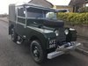 1948 1954 landrover Series1  86" For Sale