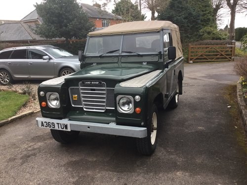 1984 Series 3 Diesel With Galvanised Chassis For Sale