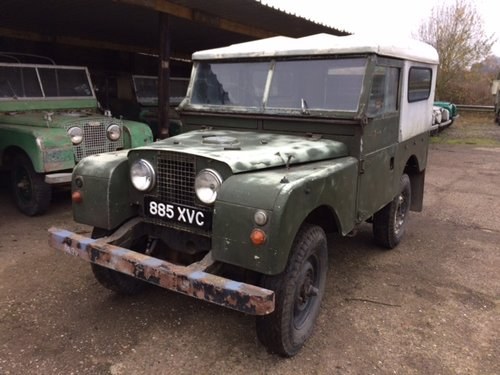 1955 Series 1 86 inch Land Rover for Restoration - Great Chassis In vendita