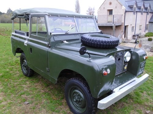 1959 Series 2 Landrover convertible SOLD