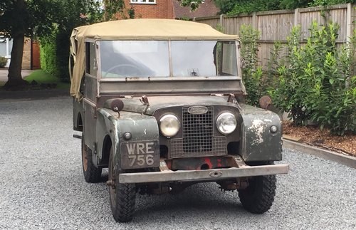 1951 original patinated Landrover Series 1 80” For Sale