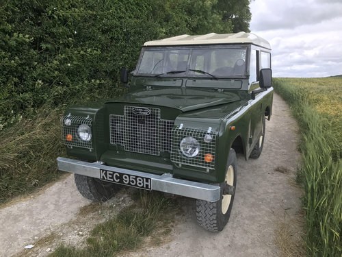 1970 Series 2a Land Rover - Petrol, Hard Top, SWB For Sale