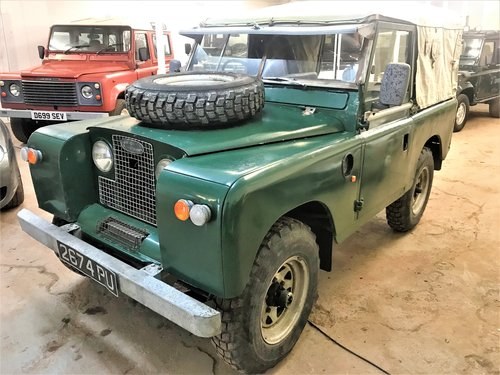 1967 Land Rover Series IIa 88in diesel + galvanised chassis For Sale