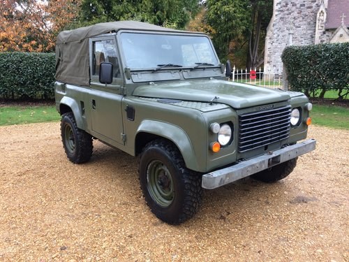 Land Rover Defender 90 Soft top. D Reg 1987. Now fitted with For Sale