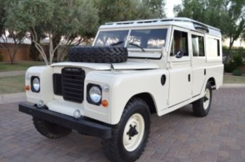 2017 1982 Land Rover Series III 109 Wagon = RHD clean Ivory $39.9 For Sale