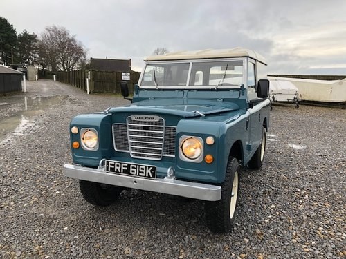 1972 Land Rover ® Series 3 *Number 89* (FRF) RESERVED SOLD