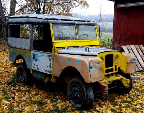 Land Rover S1 1953 STW with safari roof For Sale