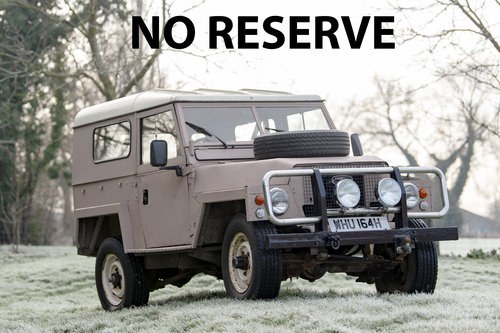 1970 Land Rover 1/2 Ton Lightweight V8 on The Market For Sale by Auction