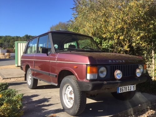 Lot 106 - A 1984 LHD Range Rover - 10/2/2019 For Sale by Auction