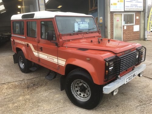 1985 LAND ROVER 110 V8 COUNTY STATION WAGON WITH LPG AMAZING In vendita