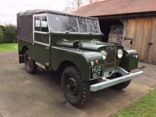 1954 Series 1 86 inch Land Rover Galvanised Chassis & Bulkhead For Sale