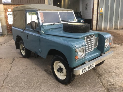 1981 land rover series 3 swb soft top diesel in great condiction For Sale