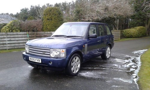 2005 LAND ROVER RANGE ROVER VOGUE  For Sale by Auction