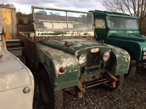 1952 Series 1 80 inch Land Rover for Restoration - Great Chassis In vendita