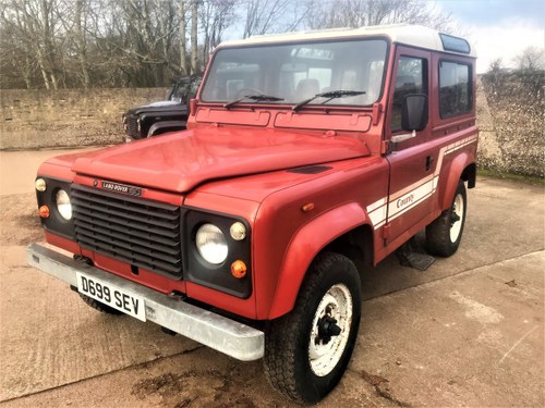 1986 land rover 90 2.5 petrol CSW 2 owners just 94000m  In vendita